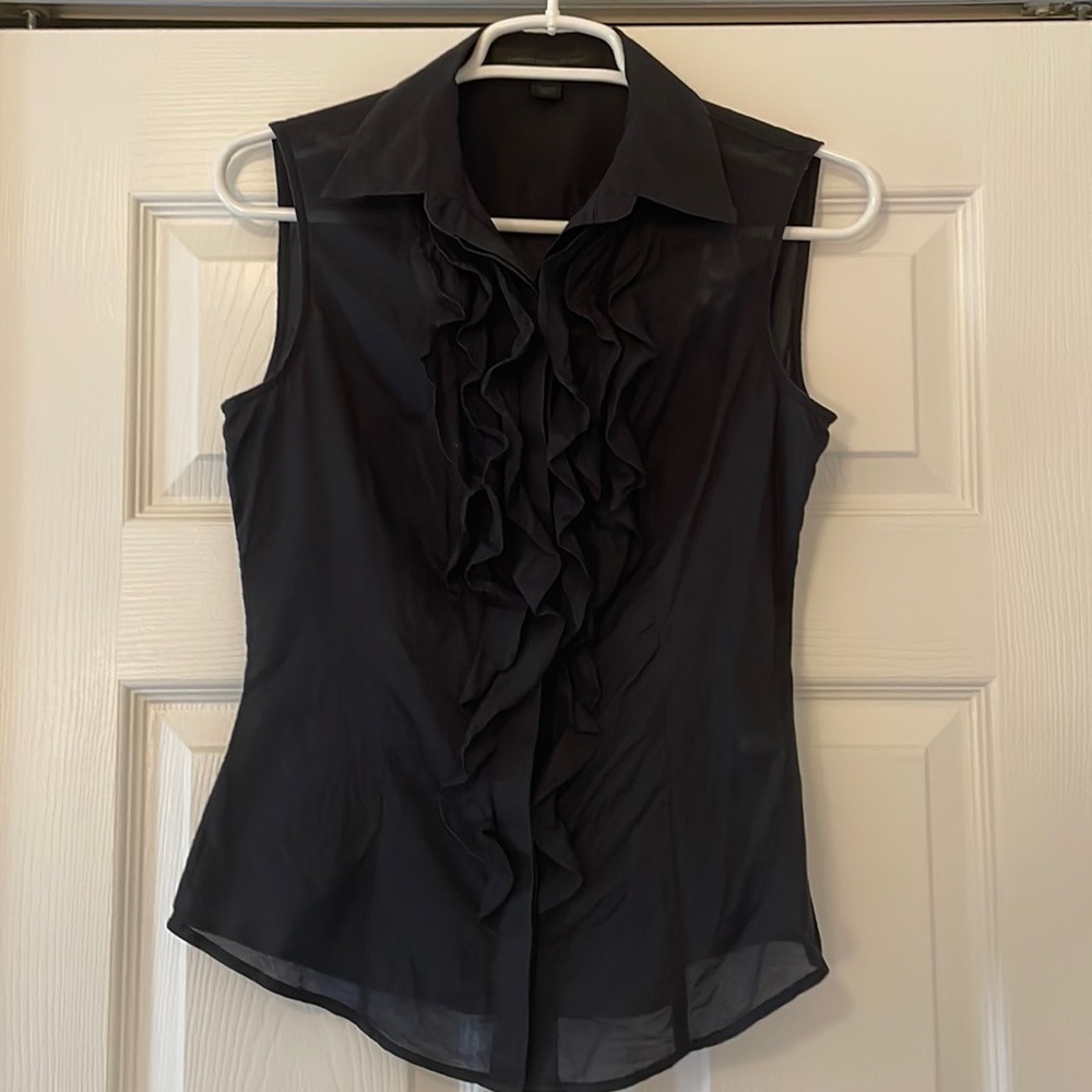 Sexy Express Black sleeveless blouse